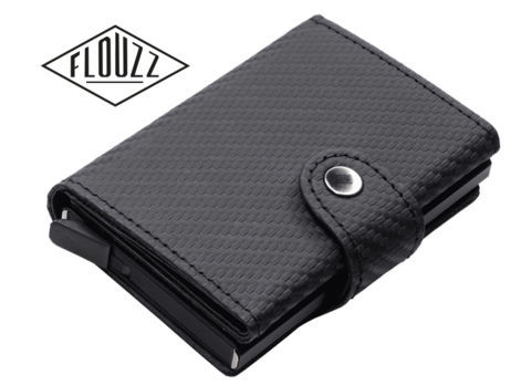 FLOUZZ RFID Card holder Porte Cartes FLOUZZ Carbone - Système RFID
