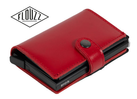 FLOUZZ RFID Card holder Porte Cartes FLOUZZ Rouge - Système RFID