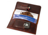 Blagues à tabac & Combo Blague à Tabac CHACOM roulante CC019 - Cuir Brun retro