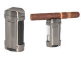 Cigar Lighters Briquet Cigare EUROJET 4 Torches - Chrome