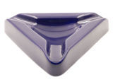 Ashtray Cendrier Céramique Cig'R Triangle - Bleu Cobalt
