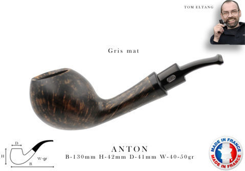 Anton by Tom Eltang CHACOM Anton matte grey 