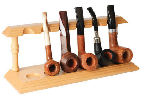 Pipe stand CHACOM Wooden Pipe Rack - CC306 nature