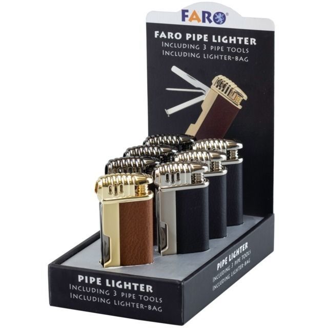 Pipe Lighters CHACOM X FARO 7 Pipe Lighter Display