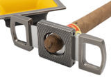 Cigar Cutters Cig-R cigar cutter and ashtray set - yellow