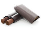 Étuis à cigares Étui 2 cigares Cig-R - finition Carbone brun
