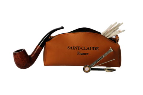 Pipes SAINT-CLAUDE Pochette Saint-Claude Acrylique 9mm Courbe