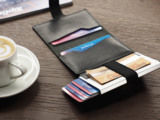 FLOUZZ RFID Card holder Porte Carte FLOUZZ Noir/Silver - Système RFID