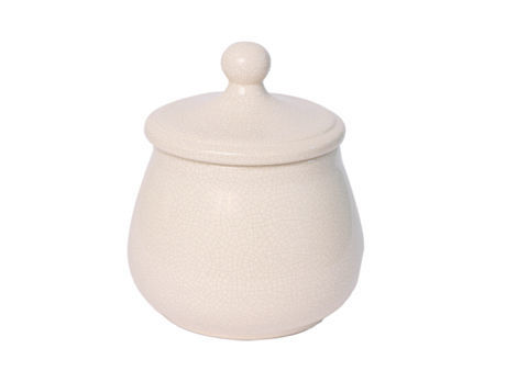 Ashtray & Tobacco jars Pot à tabac CHACOM Céramique - CC603 Blanc craquelé