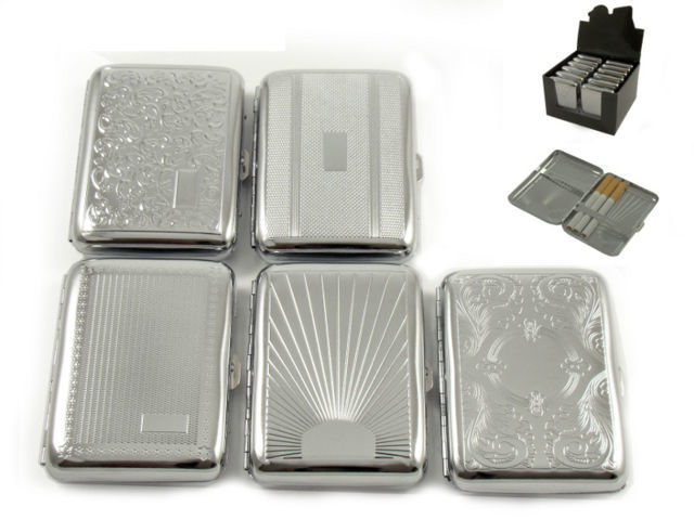 Cigarette Cases Présentoir 12 étuis Cigarettes en métal - A806040