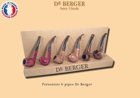 DR BERGER Présentoir de 6 pipes DR BERGER