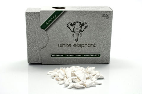 Consumables WHITE ELEPHANT Natural Meerschaum Granulates