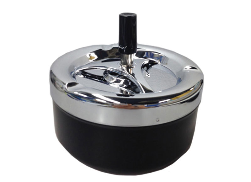 Cendrier poussoir Noir - ACCESSORIES - Cigarette accessories - Ashtrays -  Table Ashtrays